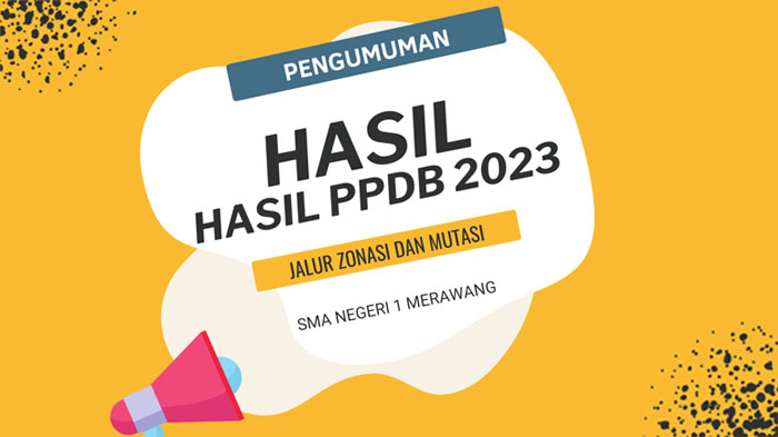 Pengumuman Hasil Seleksi PPDB JALUR ZONASI & MUTASI Tahun 2023