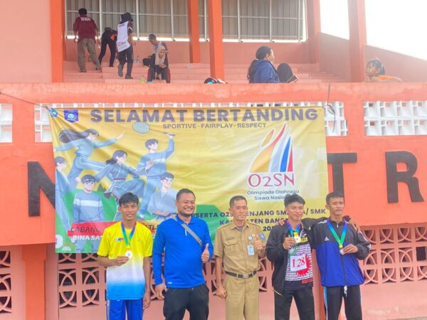 Meraih 1 Mendali Perunggu O2SN Jenjang SMA/MA dan SMK Tingkat Kabupaten Bangka Tahun 2024 Cabor Atletik Putra